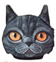 DCMR バッグ&シューズ キャット ネコ 黒 猫 コンパクト スモール 小銭 ウォレット 財布