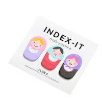 DCMR 文具 【 1点 お楽しみ柄】 民族 こけし風 ポストイット 付箋 STICK MARKER