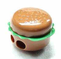 DCMR 文房具 トイ 鉛筆削り 立体 3D ハンバーガー 手回し 二口 ツーサイズ