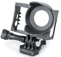 DCMR カメラ用品 GoPro レンズフード ボディー ケース 一体型 遮光 1点 黒