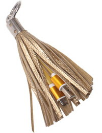 DCMR スマホ用品 ストラップ シュシュ 目隠し 充電 ケーブル Androido 1点 ゴールド