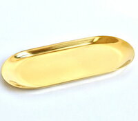 DCMR レジ 支払い お釣りトレー お盆 カルトン ゴージャス ゴールド金属