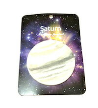 DCMR 立体 宇宙 の 自由 メモ帳 ポストイット 土星 立体3 D デザイン 10.7x9cm 30枚 程度 1点