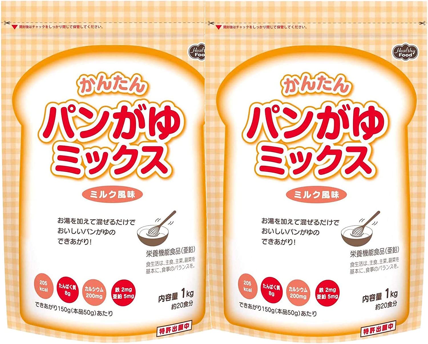 【お徳用2袋セット】パンがゆミックス(ミルク風味) 1kg×2袋【ヘルシーフード】【送料無料】【介護食】