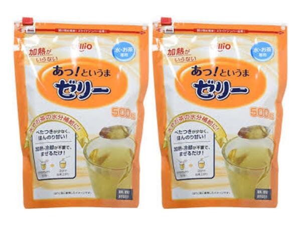 日清オイリオ あっというまゼリー 500g×2 【介護食 とろみ調整 高齢者】