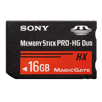 ソニー16GBメモリースティック PRO-HG デュオ MS-HX16B★