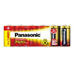 パナソニック【Panasonic】アルカリ乾電池単2形6本パック LR14XJ/6SW★【LR14XJ-6SW】