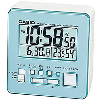 カシオ【CASIO】デジタル電波目覚まし時計 DQD-805J-2JF(パールブルー)★【DQD805J2JF】(3)