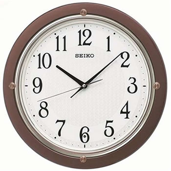 セイコー【SEIKO】電波クロック　掛け時計 スタンダード KX217B★【おやすみ秒針】