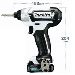 マキタ【makita】10.8V充電式インパクトドライバー（ソフトケース仕様）　TD110DSHSW★【10.8V電池1個・充電器・ソフトケース付】