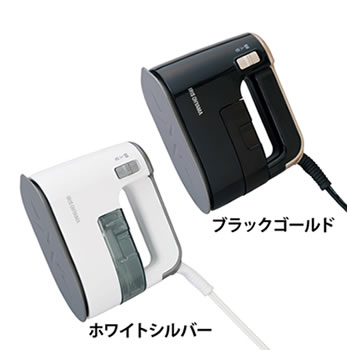 アイリスオーヤマ【IRIS】衣類用スチーマー IRS-01-KN(ブラックゴールド)★【IRS01KN】