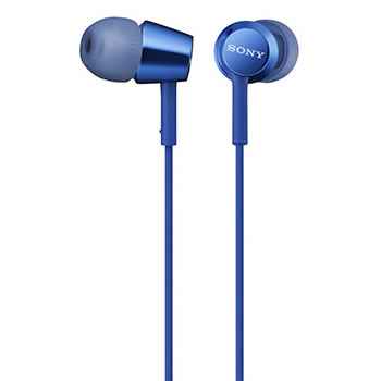 SONY - ソニー【SONY】密閉型インナーイヤーレシーバー カナル型イヤホン MDR-EX155-LI(ブルー)★【MDREX155LI】
