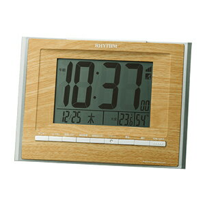 リズム【RHYTHM】掛置兼用電波めざまし時計 フィットウェーブD172 8RZ172SR07★【8RZ172SR07】 リズム【RHYTHM】掛置兼用電波めざまし時計 フィットウェーブD172 8RZ172SR07★【8RZ172SR07】