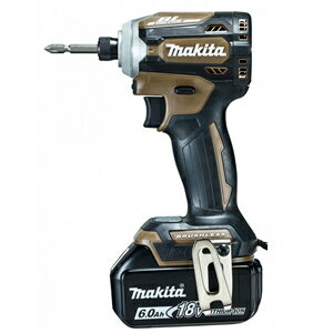 マキタ【makita】18V6.0Ah充電式インパクトドライバ オーセンティックブラウン TD171DGXAB★【電池・充電器・ケース付】