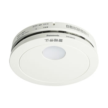 パナソニック【Panasonic】けむり当番薄型2種（電池式・移報接点なし） SHK48455★【住宅用火災警報器】