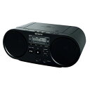 ソニー【SONY】小型・高音質 CDラジオ ブラック ZS-S40-B★【ZSS40B】