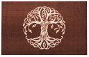 クリーンテックス【メーカー直送】Tree of Life Reddish Brown 75×120cm AB00450★【玄関マット ラグ】