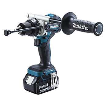 マキタ【makita】18V6.0Ah 充電式振動ドライバドリル（青） HP486DRGX★【電池2個・充電器・ケース付き】