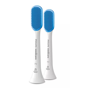 フィリップス【PHILIPS】ソニッケアー 替えブラシ 舌磨きブラシヘッド 2本入 白 HX8072-01★【HX8072／01】