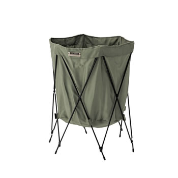 東谷【AZUMAYA】フォールディングバスケット 折りたたみ 収納バスケット グリーン MIP-98GR★【ジャバラ..