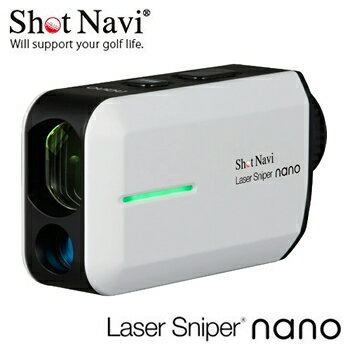 ショットナビ【テクタイト】レーザー距離計 レーザースナイパー・ナノ ホワイト LS-NANO-W★【Shot Navi Laser Sniper nano ゴルフ】