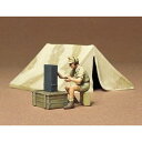 タミヤ【プラモデル】1/35 ミリタリーミニチュアシリーズ No.74 テントセット H-4950344992867