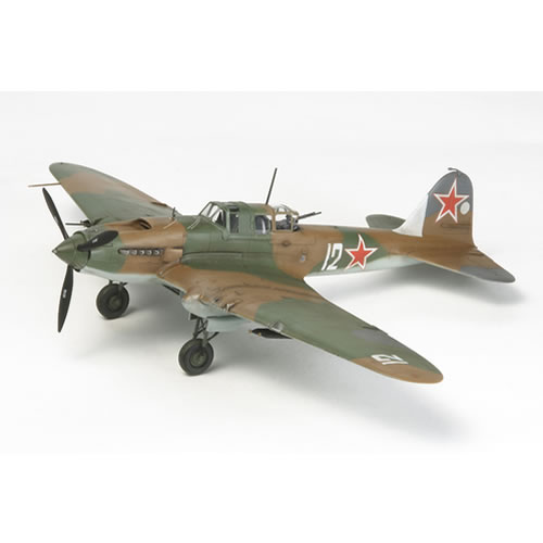 タミヤ【プラモデル】1／72 ウォーバードコレクション No.81 イリューシン IL-2 シュトルモビク H-4950344607815