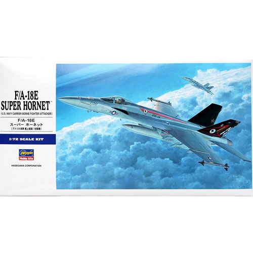 ハセガワ【プラモデル】1／72 アメリカ海軍 F／A-18E スーパー ホーネット H-4967834015494