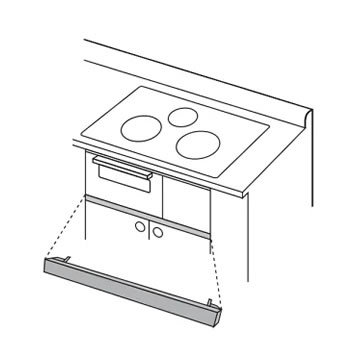システムキッチン用の電気クッキングヒーター、ガスコンロをIHクッキングヒーターに取り替える際、すき間が出る場合に使用します。すき間高さ25mm用色：シルバー大きさ(約)：幅594×奥行47.5×高さ21mm対応品番：KZ-G33XST/G32シリーズ/G22CL3参考：AD-KZ044S-25 の後継