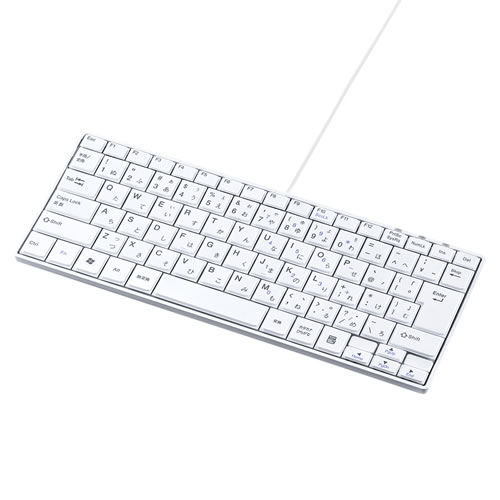 USB スリムキーボード(ホワイト) SKB-SL18WN サンワサプライ【USB A接続】【コンパクト】 USB スリムキーボード(ホワイト) SKB-SL18WN サンワサプライ【USB A接続】【コンパクト】