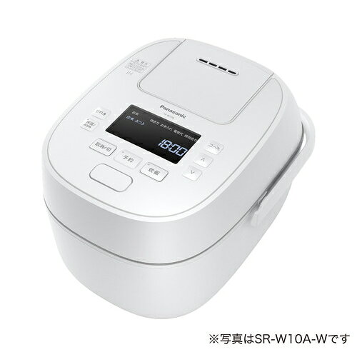 1升炊き 可変圧力IHジャー炊飯器 おどり炊き ホワイト SR-W18A-W パナソニック【Panasonic】