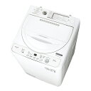 洗濯5.5kg 全自動洗濯機 ホワイト系 ES-GE5H-W シャープ【SHARP】