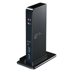 タブレットスタンド付き4K対応ドッキングステーション USB-CVDK4 サンワサプライ【USB 3.2ハブを搭載】【HDMI出力】