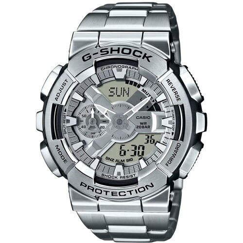 G-SHOCK メタルバンド アナログデジタル腕時計 GM-110D-8AJF カシオ【国内正規品】【20気圧防水】