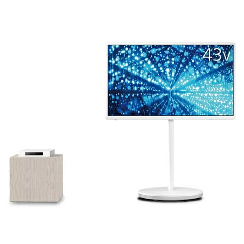 43V型 レイアウトフリー4K液晶テレビ ホワイト VIERA（ビエラ） 2025年モデル TH-43LF2L パナソニック【Panasonic】【HDD非内蔵のすっきり設計】