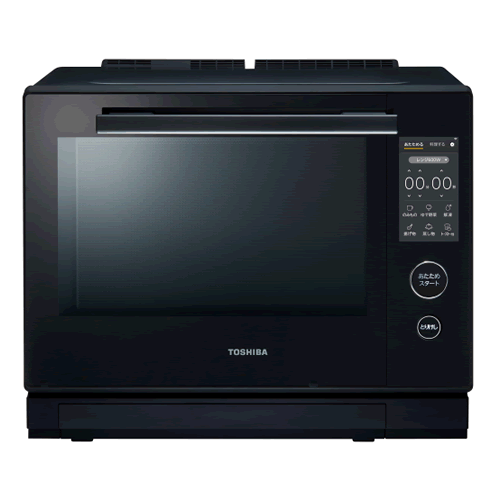Rakuten - 30L 過熱水蒸気オーブンレンジ グランブラック 石窯ドーム スチームオーブンレンジ スマホ連動 ER-D7000B-K 東芝【TOSHIBA】【プレミアムモデル】