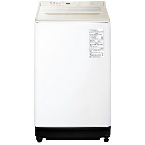 ◆ガンコ汚れもスッキリ落とす高い洗浄力泡の力とパワフル立体水流で、繊維の奥の汚れまでスゴ落ち。◆運転時間がより短く、より使いやすく洗浄性能をしっかり保ちつつ、おまかせコースの運転時間を短縮。さらに、消費電力量と使用水量も削減。◆時短など、コースが豊富・時短コース汚れや洗剤の種類を限定せず、普段使いできる。◆洗濯の始めからお手入れまで、とことん使いやすい投入口が広く、槽が手前に近いから、洗濯物の出し入れがラクで使いやすいデザイン。◆お手入れ槽洗浄などで洗濯槽のお手入れをサポート【仕様・スペック】洗濯・脱水容量：10kg乾燥容量：槽・風乾燥 化繊2.0kg標準使用水量(約)：定格洗濯時 103L消費電力(約)：電動機(洗濯時) 385W消費電力量(約)：定格洗濯時 50Wh目安時間(約)：定格洗濯時 34分運転音(約)：洗濯時 32dB／脱水時 39dB洗浄方式：スゴ落ち泡洗浄・パワフル立体水流ボディ色：ホワイトバスポンプ：○AI エコナビ：○自動槽洗浄(除菌)：○予約タイマー(1時間単位)：○毛布洗い：○(洗濯4.2kg以下)ふとん洗い：○(別売り洗濯キャップ必要)ふたロック：○チャイルドロック機能：○排水ホース取り出し：左・右2方向(後出し・伸縮式)対応防水フロアー：奥行き(内寸)540mm以上、壁から防水フロア内寸端面の寸法580mm以上待機電力ゼロ：○外形寸法(幅×高さ×奥行)給・排水ホースを含む：599×1024×628mm本体質量(約)：40kg付属品給水ホース／外部排水ホース／保護カバー／保護カバー取り付けネジメーカー：Panasonic（パナソニック）発売時期：2025年06月JANコード：4549980885215