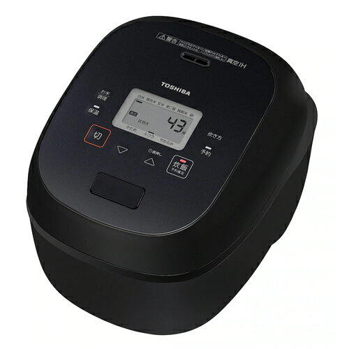 真空IHジャー炊飯器 1升炊き グランブラック 炎匠炊き しゃもじ・計量カップ付き RC-18RWB-K 東芝【TOS..