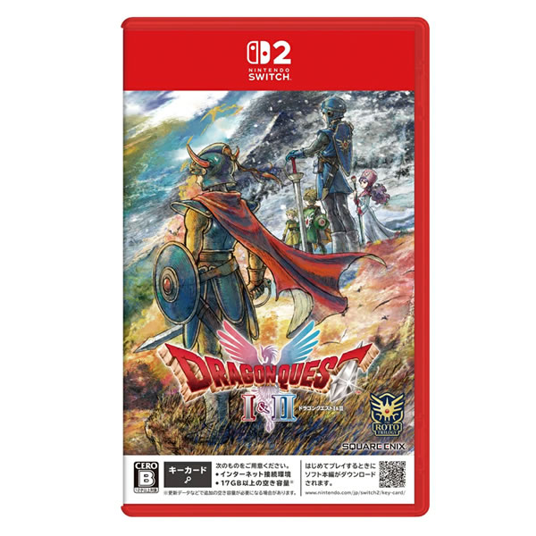 Nintendo Switch 2専用 ドラゴンクエスト I ＆II　キーカード販売 POT-P-AAVSA スクウェアエニックス【ゲームソフト】【ドラクエ1＆2】HD-2Dのサムネイル