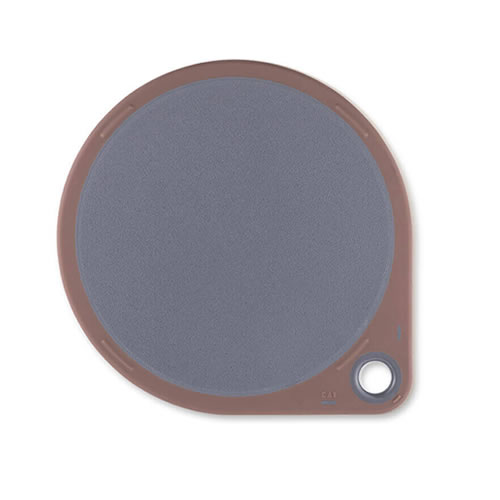 Rakuten - まるいまな板 チャコールグレー S／25cm AP5330 貝印【キッチン雑貨】【カッティングボード】食洗機対応