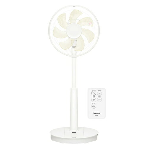リビング扇 ホワイト 扇風機 7枚羽根 DCモーター搭載 リビング用 リモコン付き F-C337D-W パナソニック【Panasonic】【羽根径30cm】