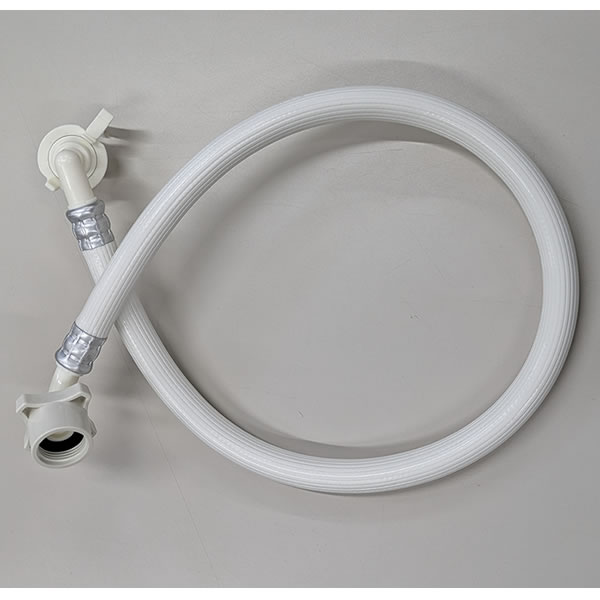 洗濯機用　L型給水ホース SWHOSE-L1 AQUA【別売部品】【長さ約80cm】