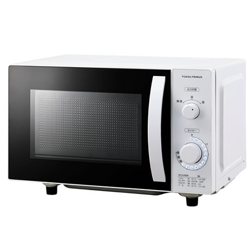 〇全国どこでも使えるヘルツフリー対応（50Hz/60Hz共用）〇フラットテーブルで広々使える。拭き取りやすくお手入れ簡単。〇出力を決めてタイマーをセットするだけの簡単操作。〇LEDタイマー表示で残り時間もひと目で分かる〇コンパクトながら一般的なコンビニ弁当も入る広い庫内。〇小型冷蔵庫の上においても使いやすい横開き扉。一人暮らしのワンルームなどにもお勧め。〇待機電力ゼロで省エネ■仕様品番：PRE-F671HFGJAN：4979966537546メーカー：ユアサプライムスカラー：ホワイト外形寸法(約)：幅440×奥行き335×高さ279mm庫内寸法(約)：幅307×奥行き300×高さ200mm重量(約)：10.3kg定格電圧：AC100V定格周波数：50/60Hz定格消費電力：900/1200W定格高周波出力：500/650W発振周波数：2450MHz電源コード長：約1.5m電子レンジ機能の年間消費電力量：60.0kWh/年年間待機消費電力量：0.0kWh/年年間消費電力量：59.5kWh/年※年間消費電力量は省エネ法・特定機器「電子レンジ」新測定法による値を表示しております。※高周波出力はJIS C9250に規定する第2法によって測定したものです。※この製品は日本国内用に設計されていますので、日本国外では使用できません。※商品改良のため、一部の仕様・デザインは予告なく変更となる場合がございます。※撮影時の照明の状態やご利用のモニターにより、画像と実物の色合いが異なって見える場合がございます。