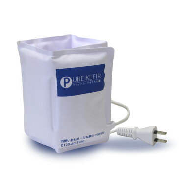 【ヨーグルトウォーマー付】ケフィアヨーグルトたね菌 30包 【ピュアケフィア(PURE KEFIR)】本場のケフィアをご自宅で 乳酸菌 酵母 ビフィズス菌 本物手作りケフィア 簡単おいしい手作りヨーグルト