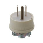 パナソニック 接地15Aキャップ(コードクリップ付)(ミルキーホワイト) WF7002W