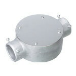 パナソニック DS6651P 丸型露出ボックス 2方出 呼び E51