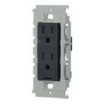 パナソニック WTL115249H アドバンスシリーズ埋込扉付アースターミナル付接地ダブルコンセント(絶縁枠付)(グレー)