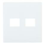 パナソニック WTL7772WK アドバンスシリーズ簡易耐火コンセントプレート2コ用(1コ+1コ用)(マットホワイト)