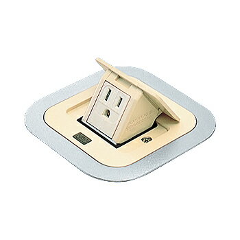 パナソニック F型アップコン角型 アース付1コ口 DU1302WT