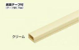 未来工業 PML-0CT 0号プラモール クリーム （テープ付）全長（1m）【10本入り】